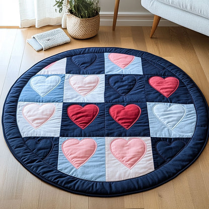 Denim Love CW1501047CL Quilted Round Mat