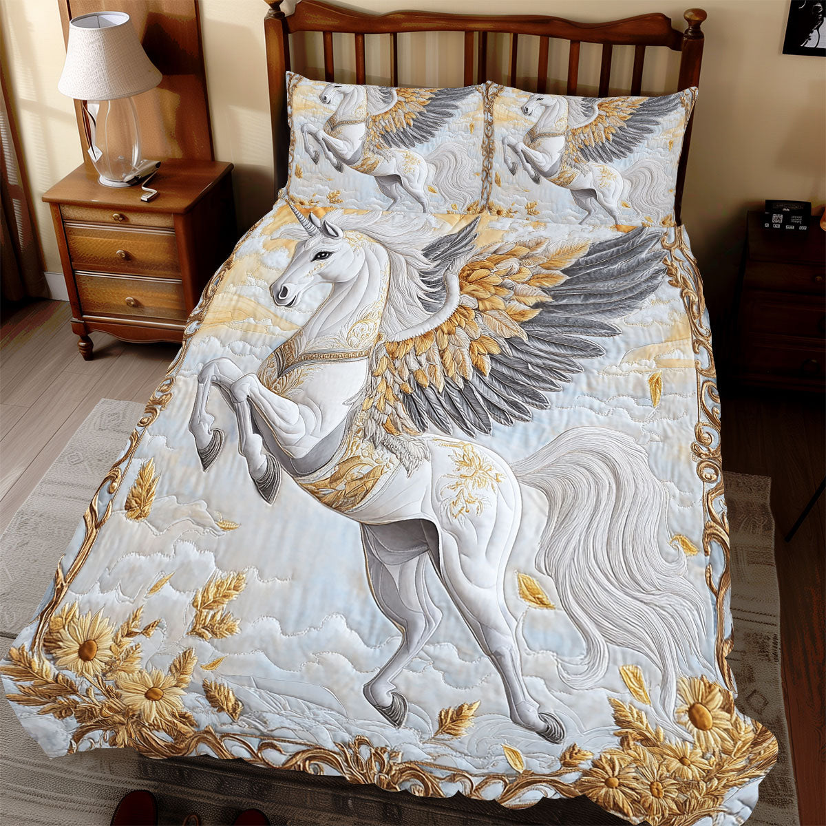 White Pegasus WX0512075CL Duvet Cover Set