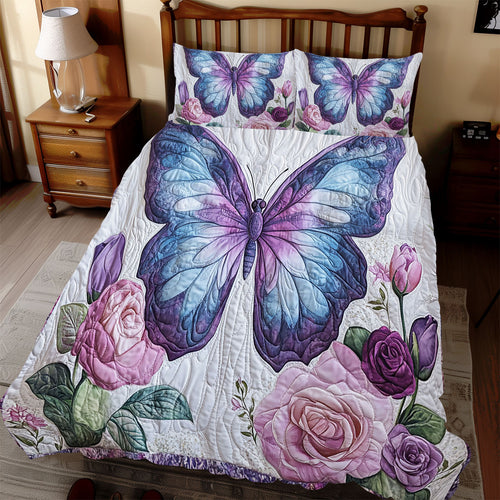 Butterfly Flower WX0912027CL Duvet Cover Set