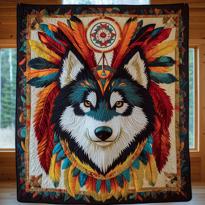 Charming Husky CP1209052CL Quilt