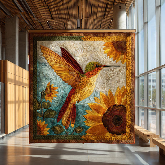 Hummingbird Glow CW2208043CL Quilt
