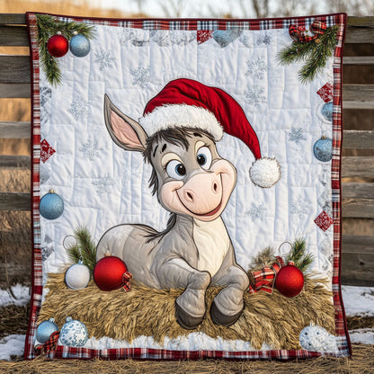 Jolly Donkey Christmas WN1111062CL Quilt