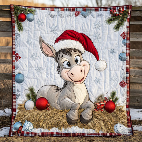 Jolly Donkey Christmas WN1111062CL Quilt