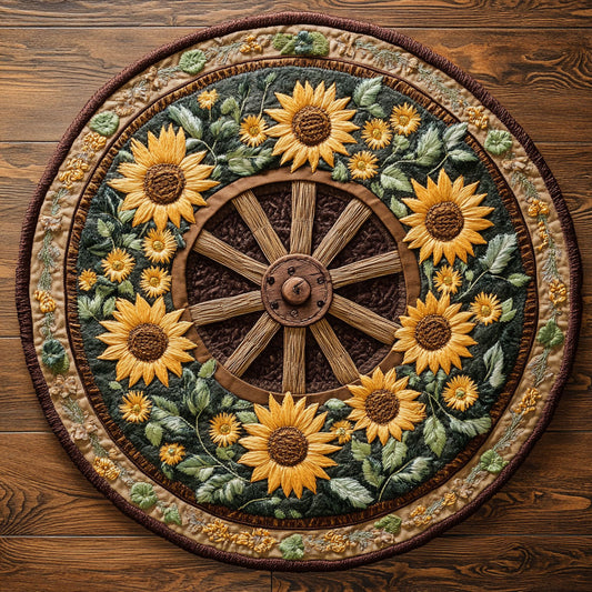 Wheel Grove WN2805053CL Quilted Round Mat