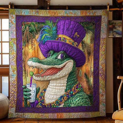 Festive Crocodile WN1403078CL Quilt