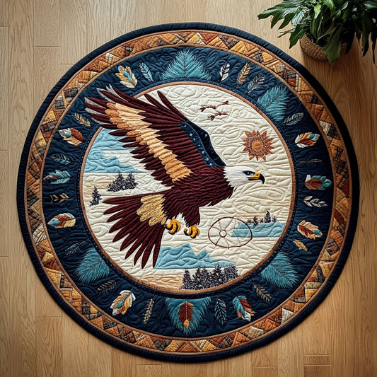 Bald Eagle CW1806015CL Quilted Round Mat