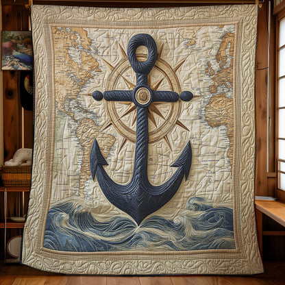 Nautical Anchor CW2404003CL Quilt