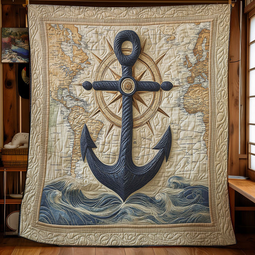 Nautical Anchor CW2404003CL Quilt