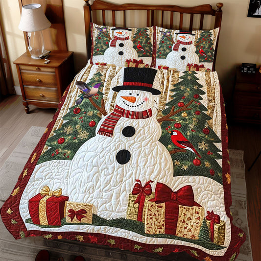 Friendly Snowman Cardinal WP0512046CL Duvet Cover Set