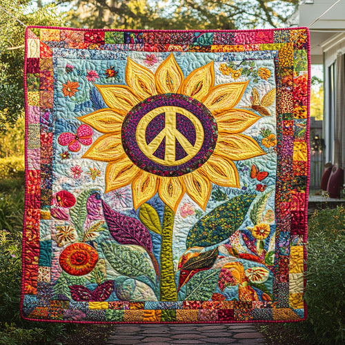 Sunflower Peace WN0409107CL Quilt