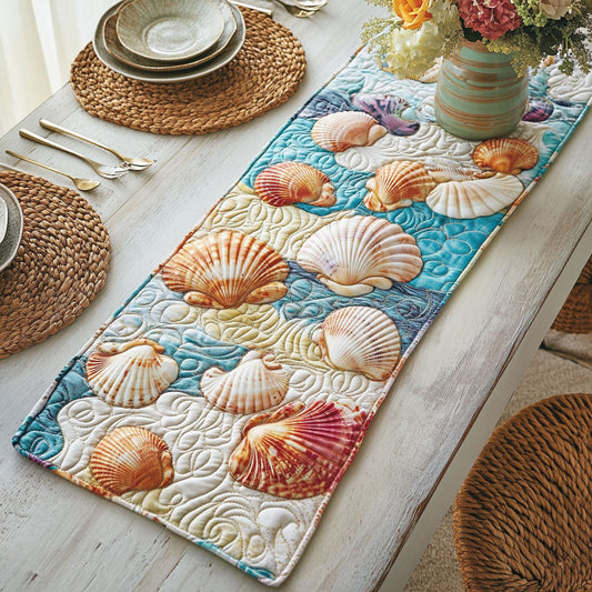 Coastal Echoes CP2605017CL Quilted Table Runner