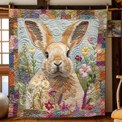 Floral Rabbit CW1001042CL Quilt