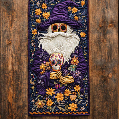 Wizard Skull WY1905054CL Quilted Table Runner