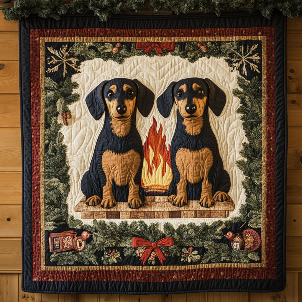 Warm Dachshund CP3006001CL Quilt