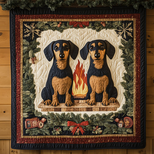 Warm Dachshund CP3006001CL Quilt