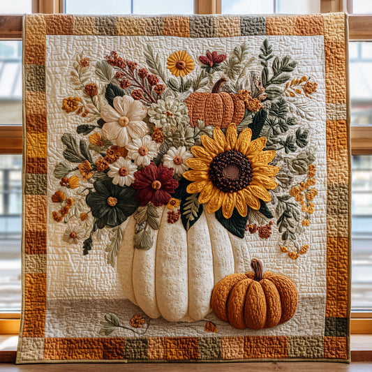 Pumpkin Bloom CW0409047CL Quilt
