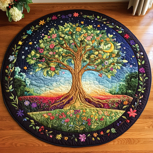 Garden Of Eden CQ3005003CL Quilted Round Mat