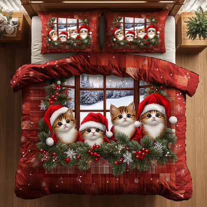 Cat Cozy Hearth WN1411067CL Duvet Cover Set