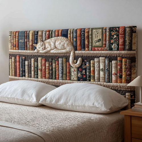 Library Nap CP2912007CL Quilted Headboard Slipcover