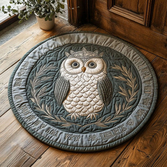 Olive And Owl CP1607023CL Quilted Round Mat