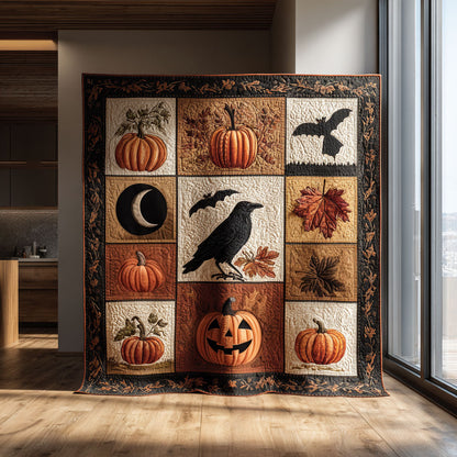 Pumpkin Crow Magic CW2008027CL Quilt