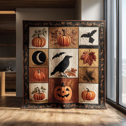 Pumpkin Crow Magic CW2008027CL Quilt
