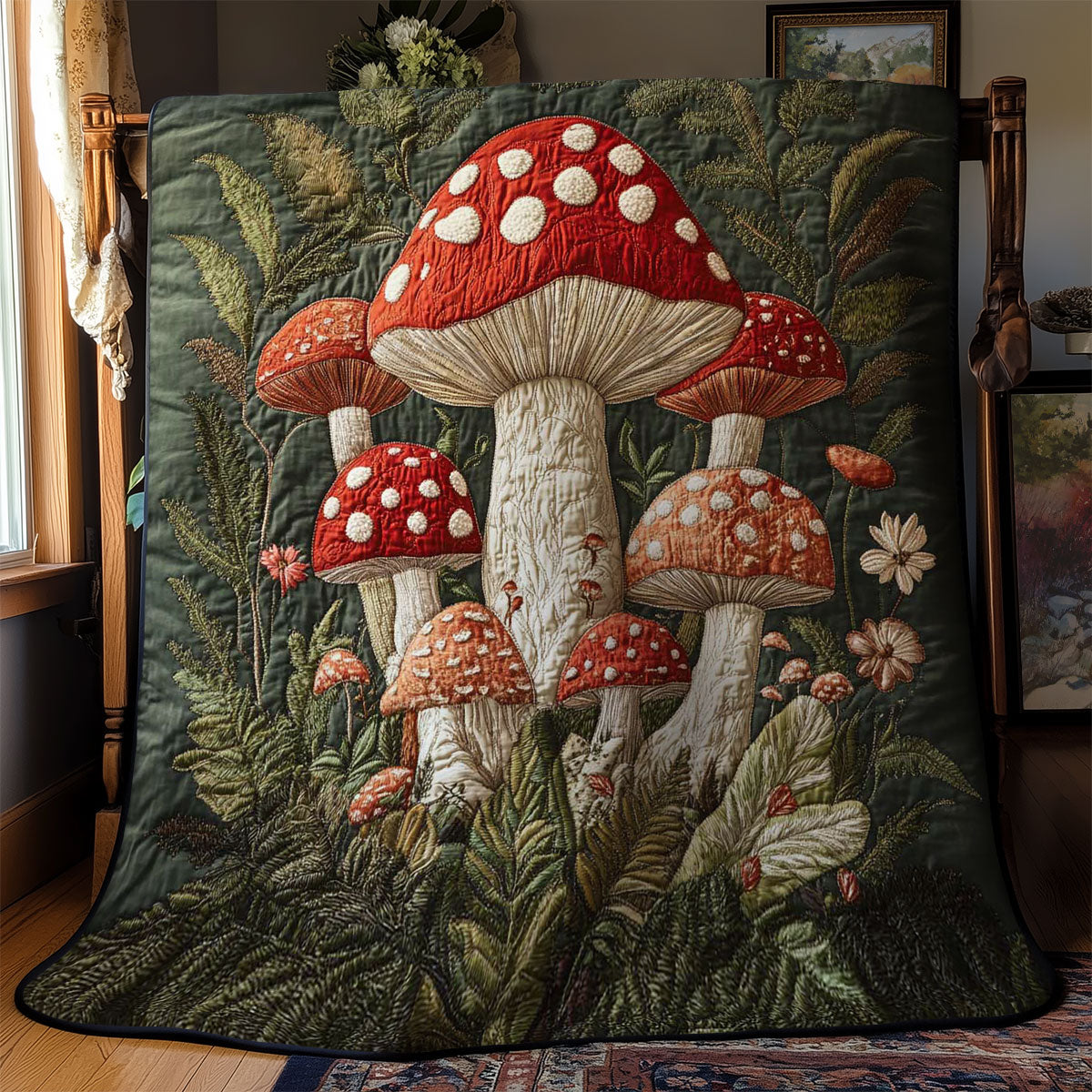 Forest Mushroom WN2403036CL Quilt