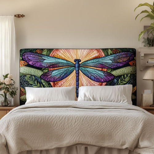 Dragonfly Serenity KL1912018CL Quilted Headboard Slipcover