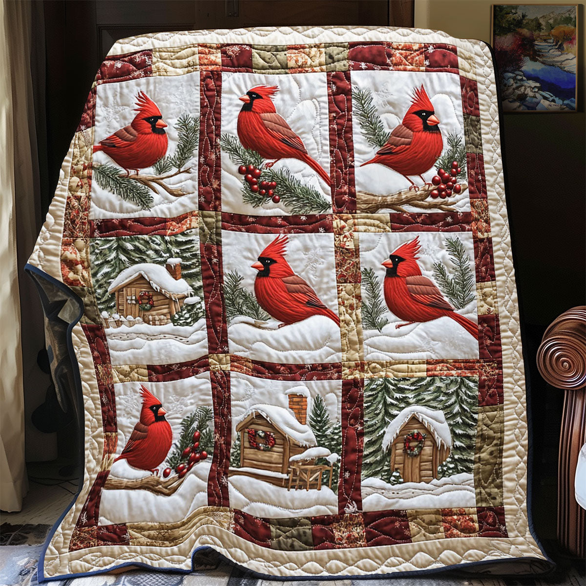 Winter Perch CP0811060CL Quilt