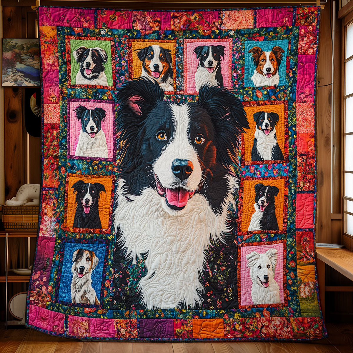 Border Collie WY1801053CL Quilt