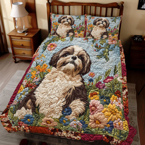 Shih Tzu Cute WX0312047CL Duvet Cover Set