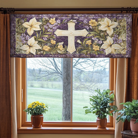 Harmonious Cross WN2003039CL Quilted Valance