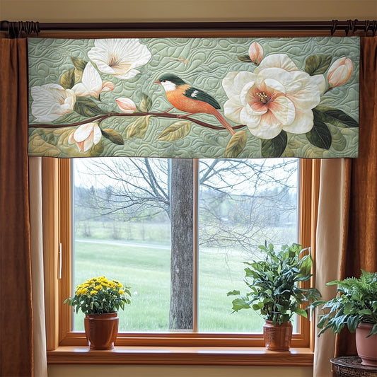 Magnolia Bird WX2003093CL Quilted Valance