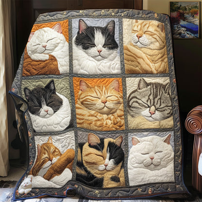 Cat Sleeping Collection YR2512038CL Quilt