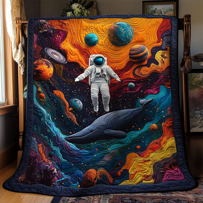 Vibrant Astronaut WY2103025CL Quilt