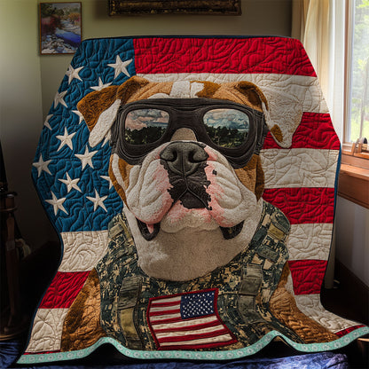 Military Bulldog WX2312035CL Quilt