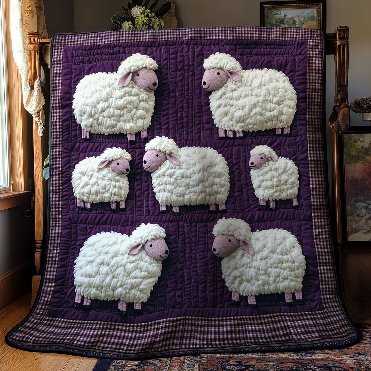 Fluffy Sheep Farm WN1703031CL Quilt