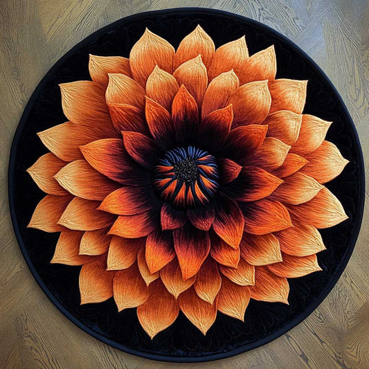 Dahlia Eclipse WN2804017CL Quilted Round Mat