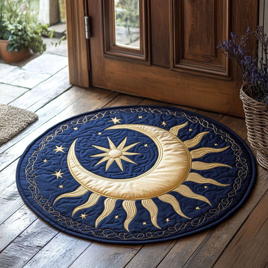 Solar Eclipse CP2807002CL Quilted Round Mat