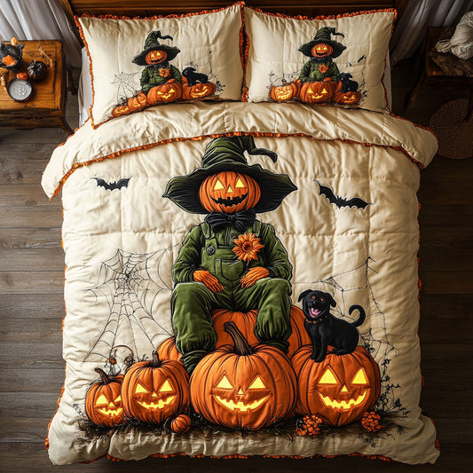 Green Overalls Scarecrow WN0508014CL Duvet Cover Set