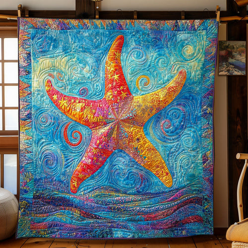 Dancing Starfish WN2503063CL Quilt