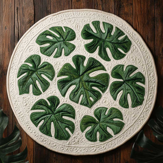 Hawaiian Nature WN0805027CL Quilted Round Mat