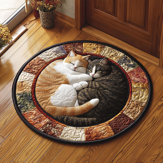 Purring Harmony CP2805030CL Quilted Round Mat