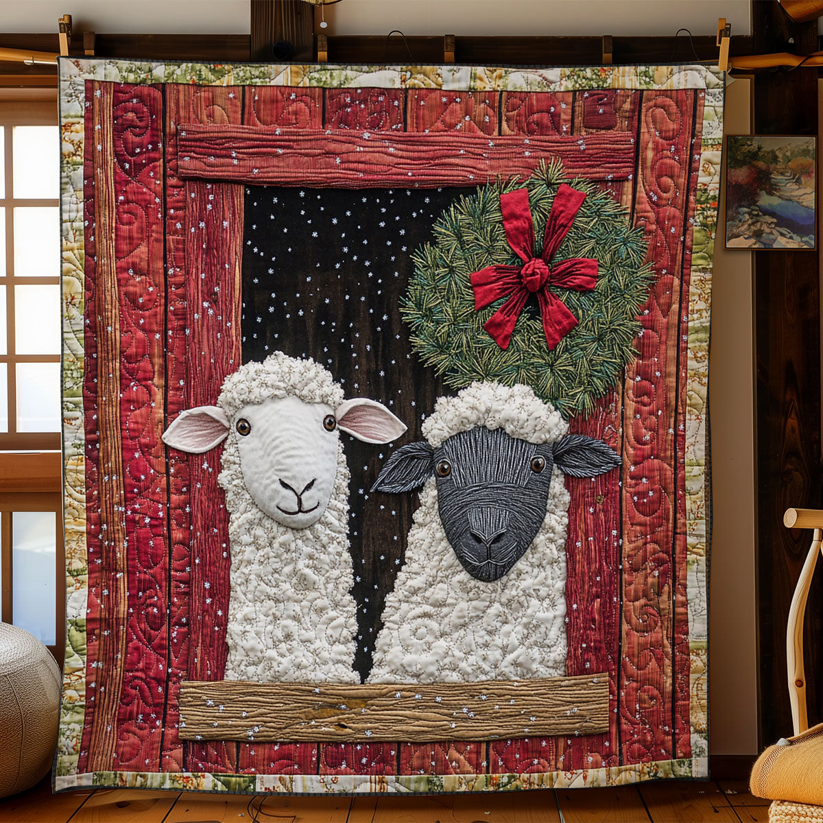 Festive Wool Gather CW1711049CL Quilt