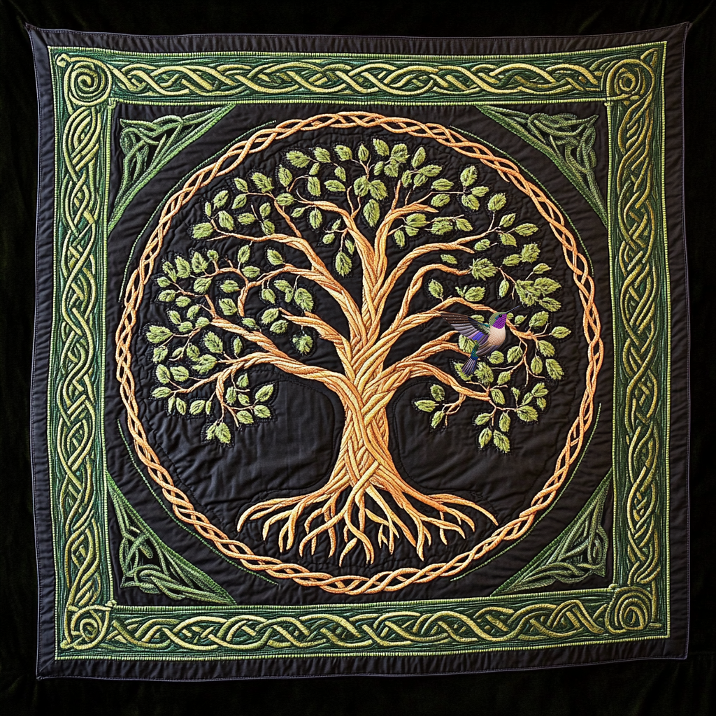 Celtic Tree Of Life XR1112009CL Quilt