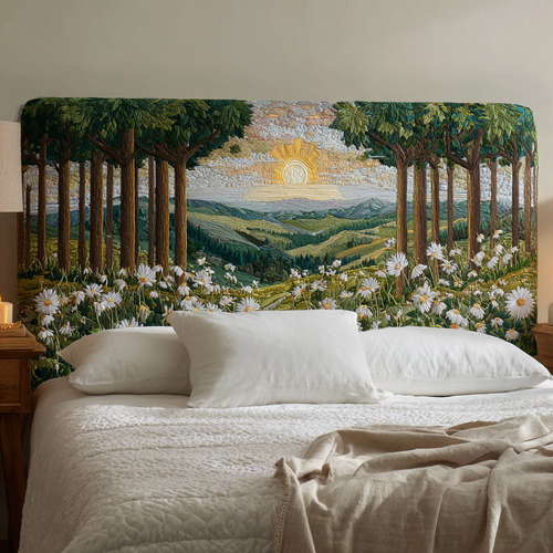 Serene Woodland XR2512027CL Quilted Headboard Slipcover