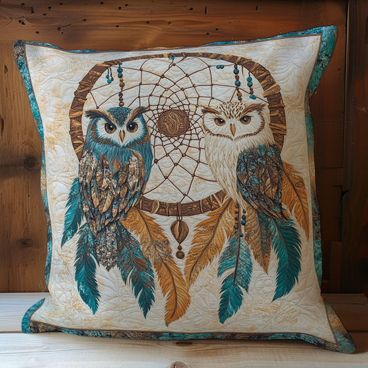 Couple Owl In Dreamcatcher WY1102039CL Quilt Pillow Case