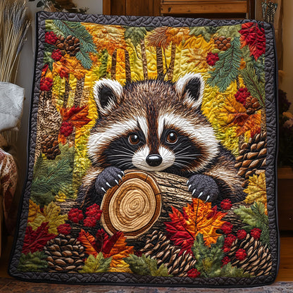 Lovely Raccoon WX3105035CL Quilt