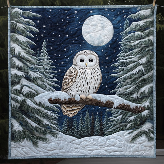 Owl Snowy Pine LT1709007CL Quilt