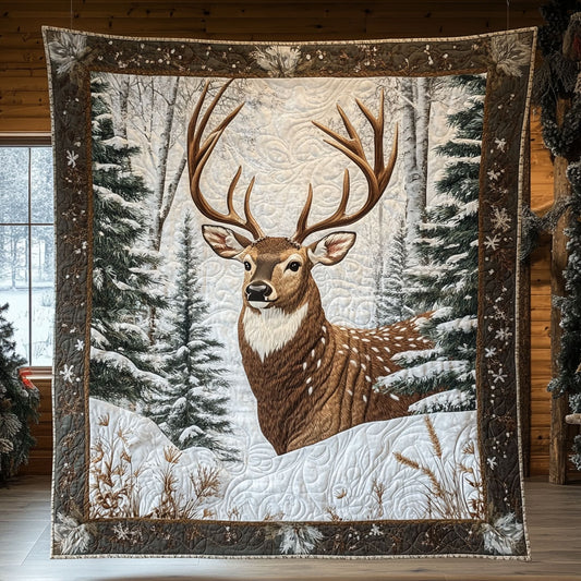 Winter Deer CW0507039CL Quilt